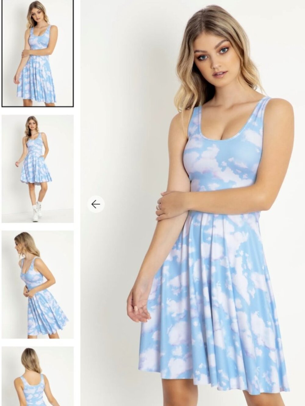ISO Head in the Clouds Scoop Longline M, L, XL